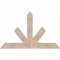 Ekena Millwork Saratoga Smooth Timber Gable Bracket, Douglas Fir, 60"W x 38"H x 5 1/2"D x 5 1/2"F, 15/12 Pitch GBW060X38X0606SAR00SDF - alternate 1